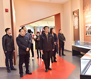 团市委领导参观球友会（中国）精神主题展览馆